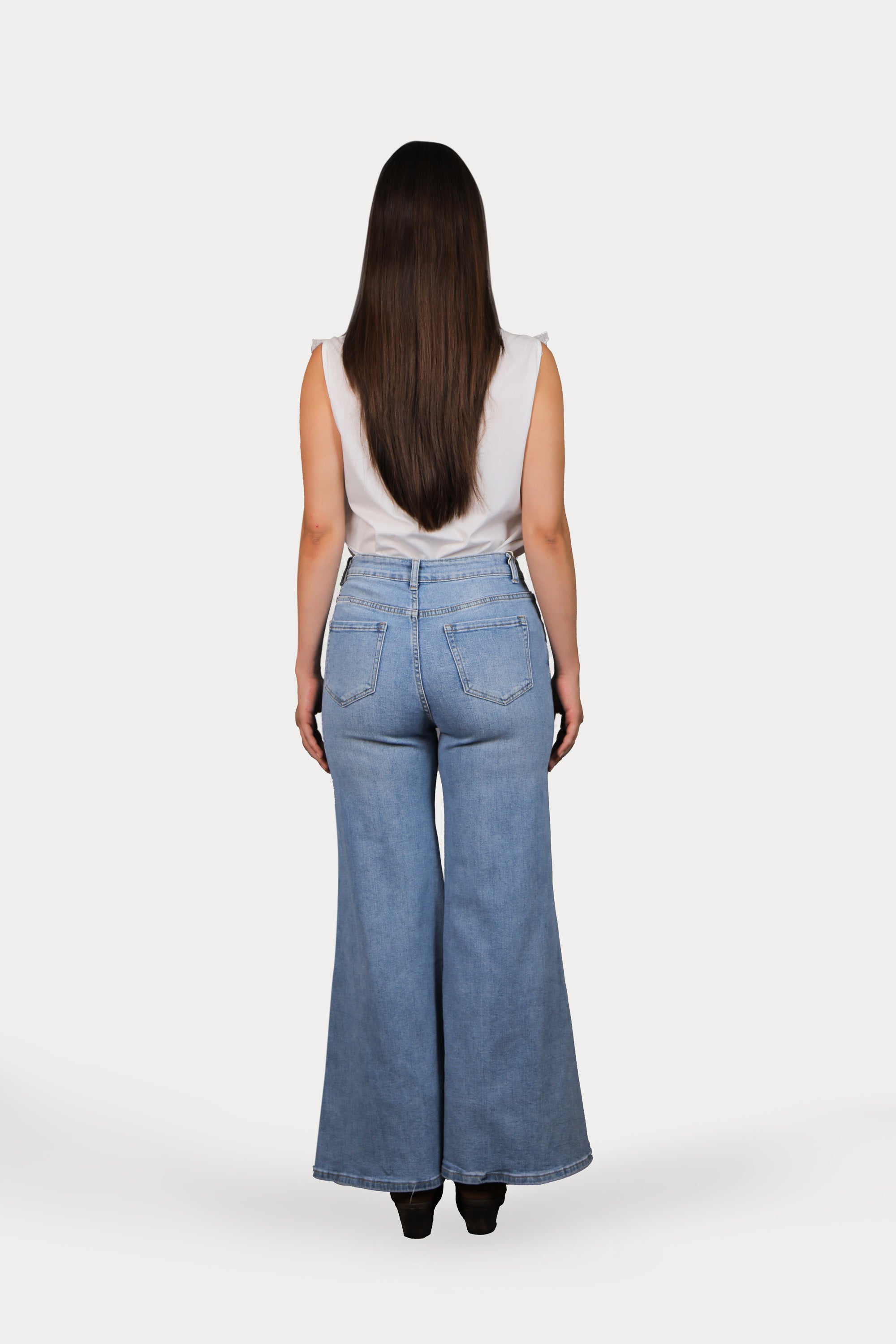 İspanyol Paça Kot Pantolon